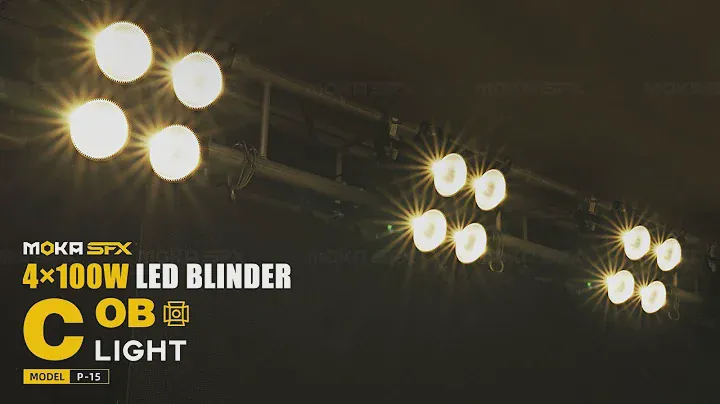 MOKA SFX 4x100W LED Audience Blinder COB CW Light | Stage Par Light