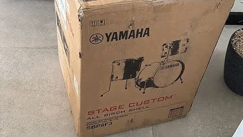 Yamaha stage custom all birch bebop kit unboxing