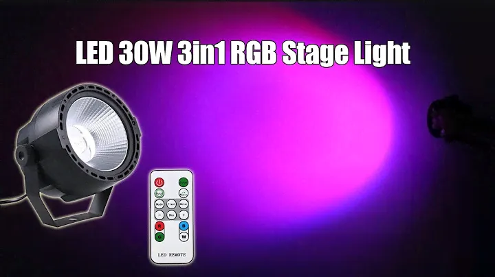LED 30W 3in1 RGB COB Stage Par Light
