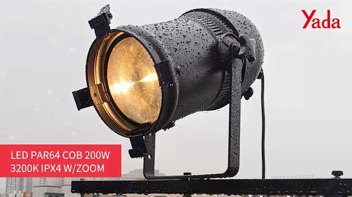 LED ZOOM PAR64 COB 200W 3200K IP