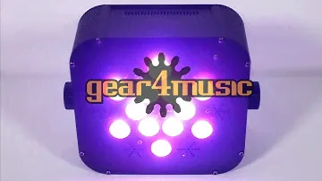 12 x 10w Flat LED Par Can by Gear4music